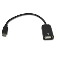 USB On The Go Cable for Connecting Track-It Loggers to Andriod Devices