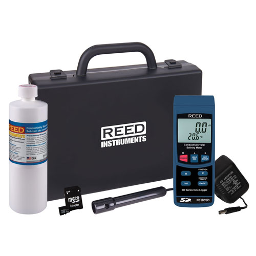 Conductivity Meter w/ SD Card Slot for Data Logging Kit