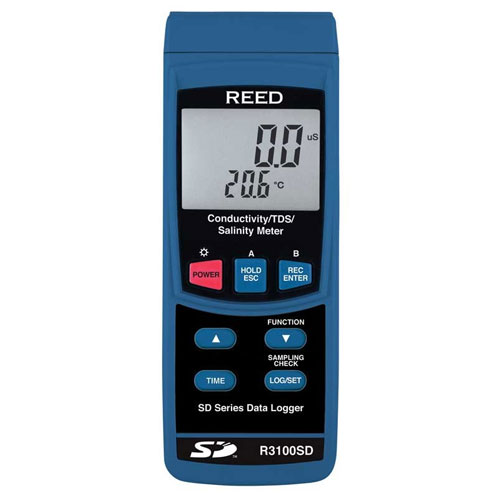 Conductivity Meter w/ SD Card Slot for Data Logging