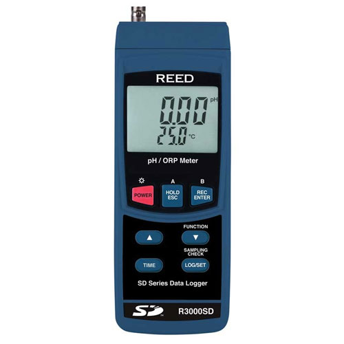 pH ORP Meter w/ SD Card Slot for Data Logging