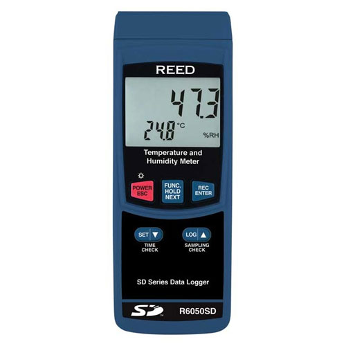 Temperature Humidity Meter w/ SD Card Slot for Data Logging