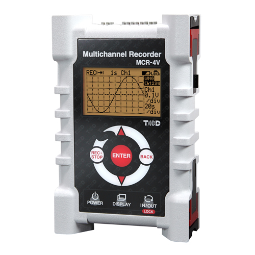 4-Channel Voltage Data Logger w/ Graphing LCD Display