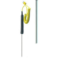 Handled Needle Penetration Thermocouple Probe w/ 36" Coiled Lead Type K