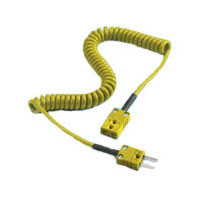 Coiled Thermocouple Extension Cable