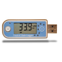 Track-It Temperature and Humidity Data Loggers w/ LCD Display