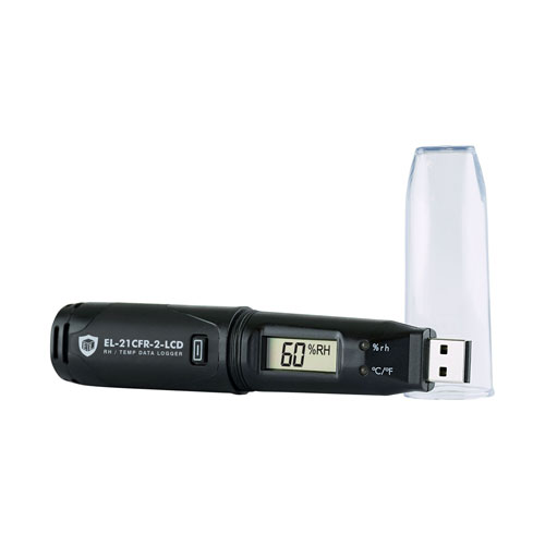 Lascar 21CFR USB Humidity and Temperature Data Logger w/ LCD Display