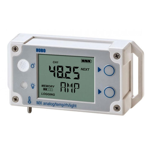 Onset HOBO MX1104 Bluetooth Analog, Humidity, Temperature and Light Data Logger