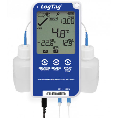 LogTag UTRED30-WIFI Wireless Vaccine Monitoring Kit with Dual Sensors