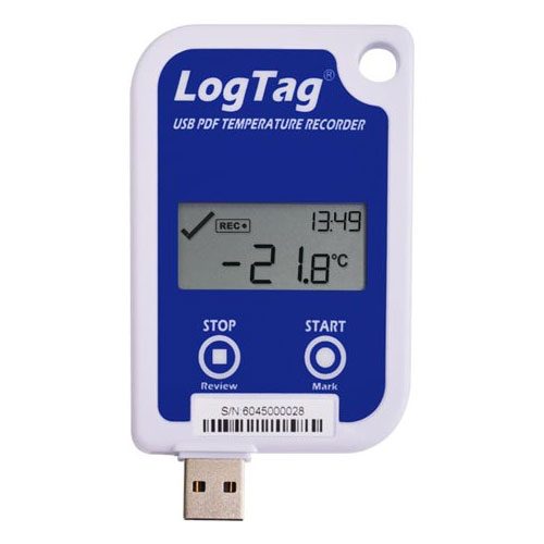 LogTag UTRID-16 Temperature Data Recorder w/ LCD Display and Automatic PDF Reports