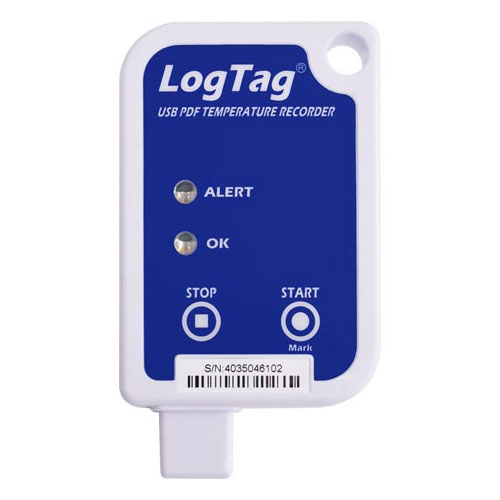 Single Use Temperature Data Recorder with Automatic PDF Report Generation