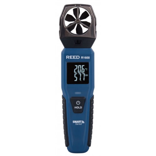 Reed Instruments R1600 Bluetooth Vane Anemometer w/ NIST Certificate