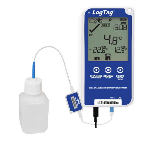 LogTag UTRED30-WIFI Wireless Vaccine Monitoring Kit with CP100 Smart Probe
