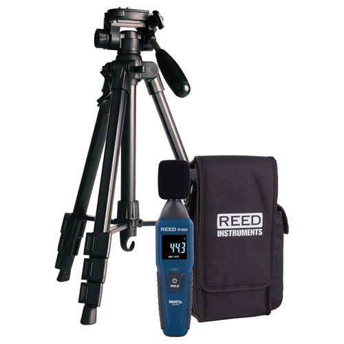 Reed Instruments R1620 Bluetooth Sound Level Meter Kit with Tripod