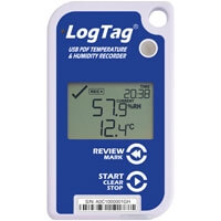 Multi-Use USB/PDF Temperature and Humidity Data Logger with Display