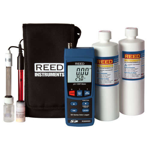 pH ORP Meter Kit w/ Electrodes and pH Solution